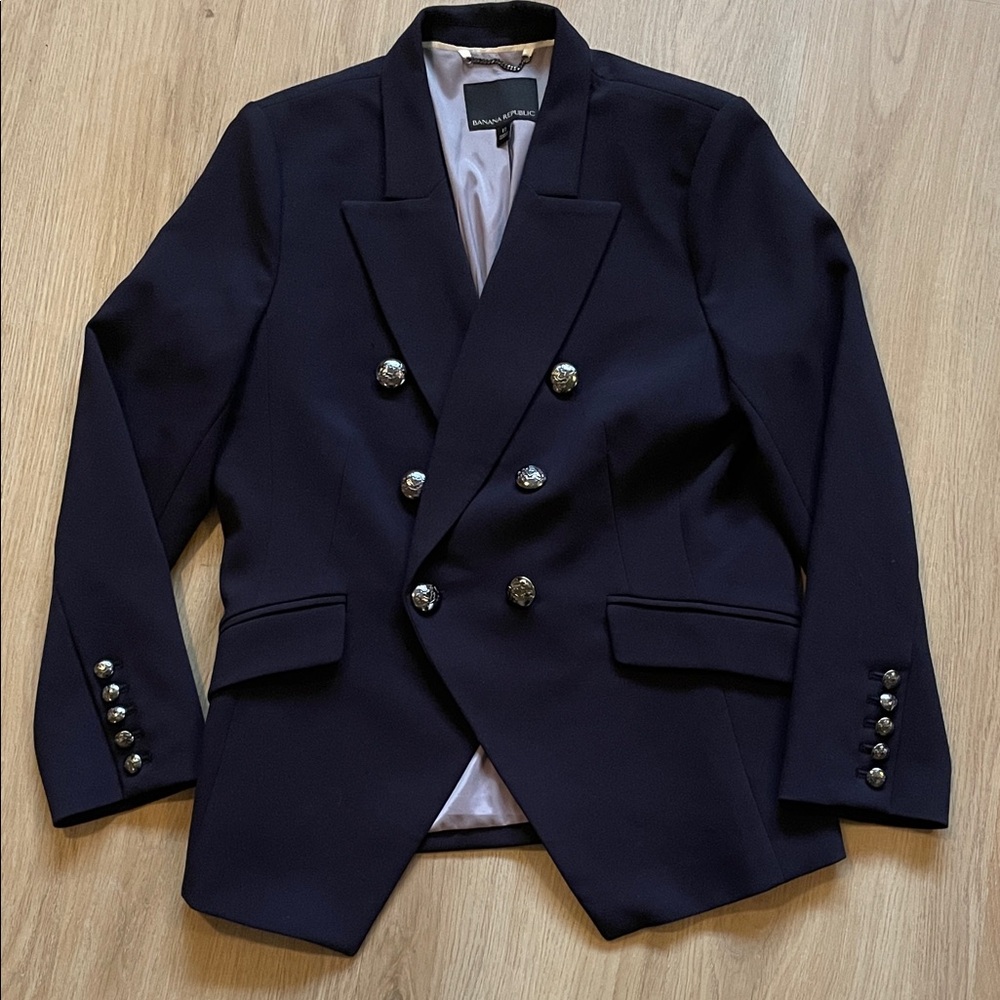 Banana Republic Navy Blazer Size 12